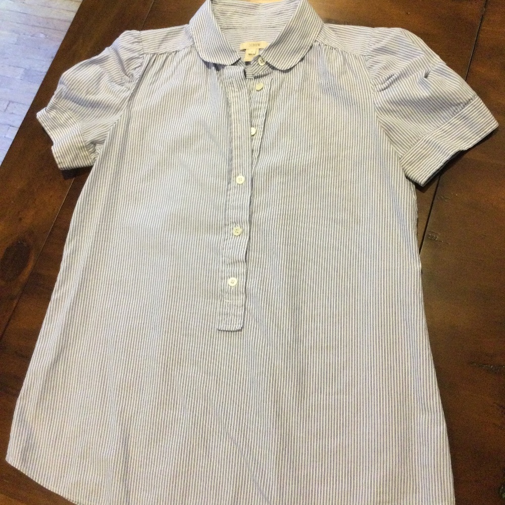 J. Crew cotton shirt. Size 4. Like new.
